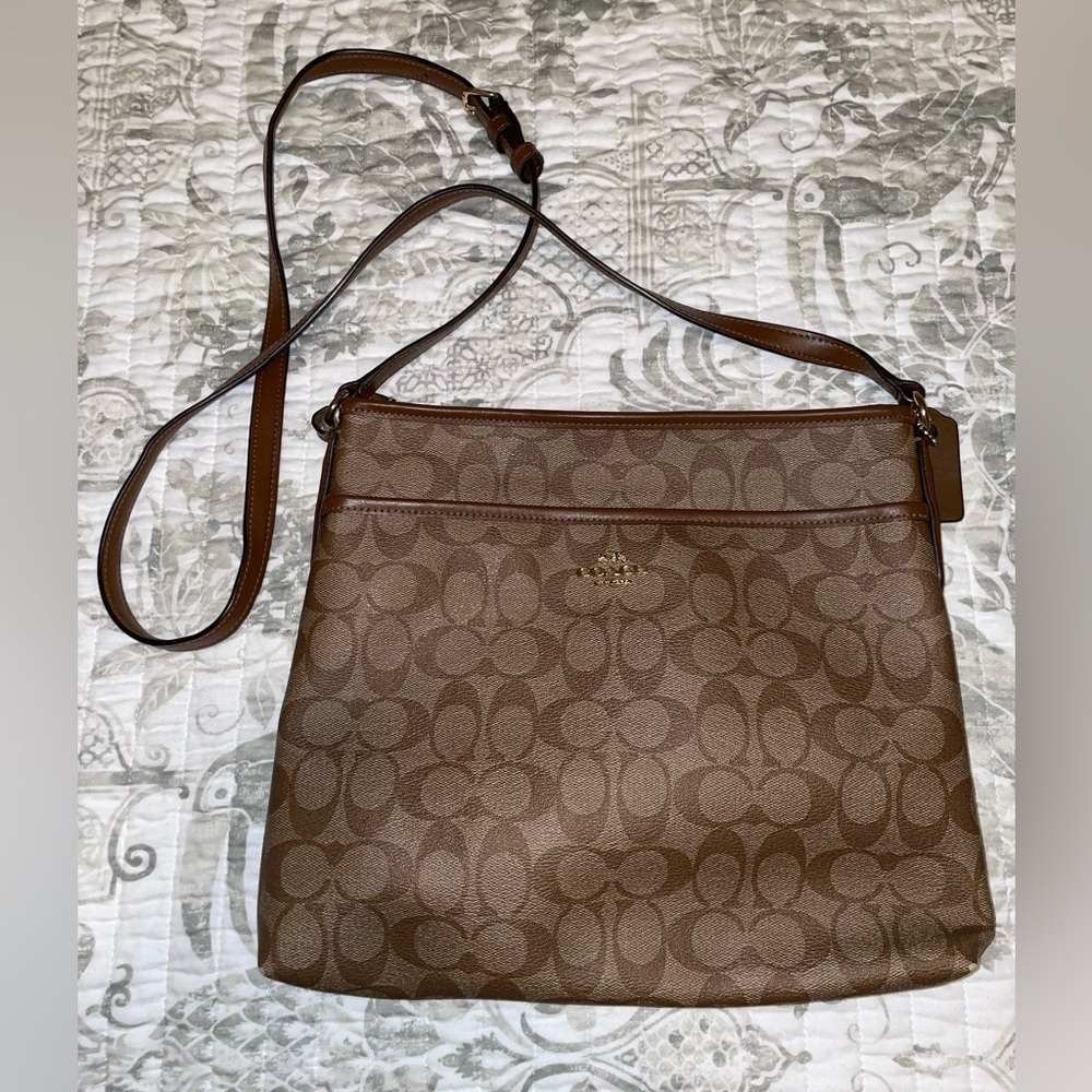 Coach Crossbody Tan Bag